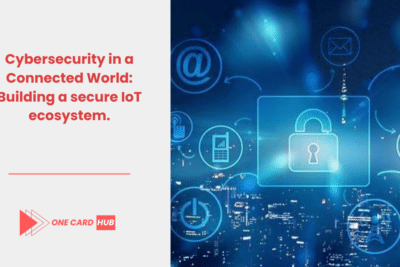 Cybersecurity in a Connected World Building a secure IoT ecosystem.
